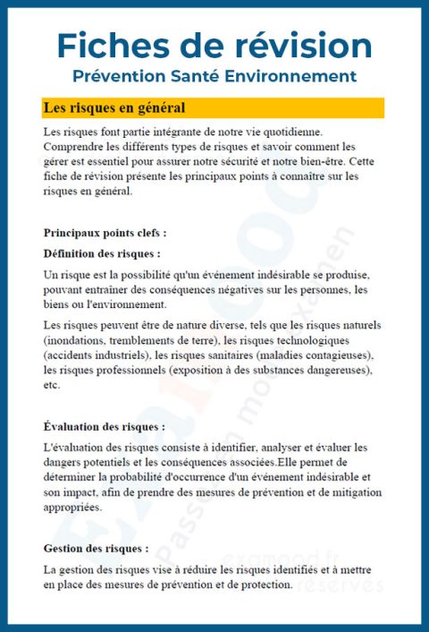 Pse Pdf Cours et Fiches de PSE en PDF | Pour Bac Pro et CAP